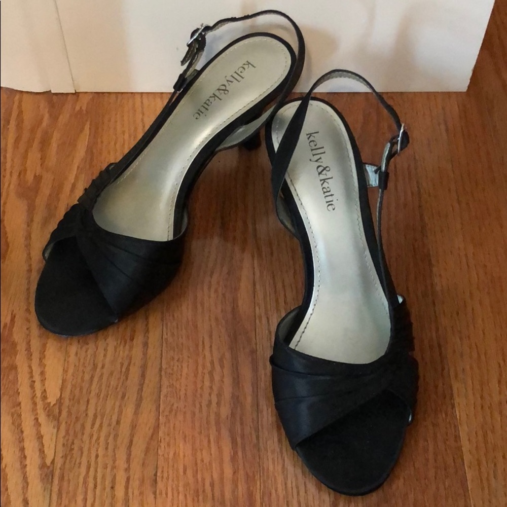 Kelly & Katie Black Heels